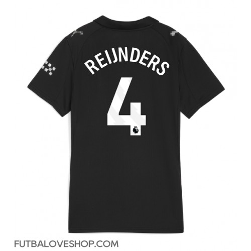 Dres Manchester City Tijjani Reijnders #4 Preč pre Ženy 2025-26 Krátky Rukáv